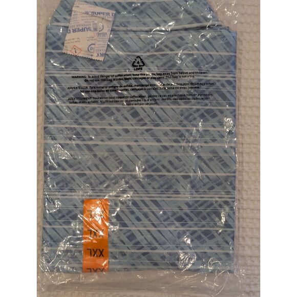 Hickey Freeman Golf Polo XXL Blue Plaid Stretch Moisture-Wicking NWT - Picture 5 of 5